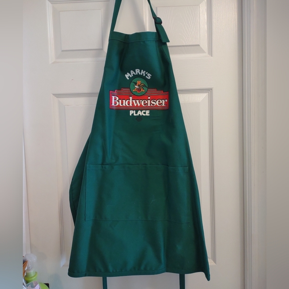 Augusta Sportswear Womens White Apron Embroidered Mother Logo Made In USA - Picture 1 of 8